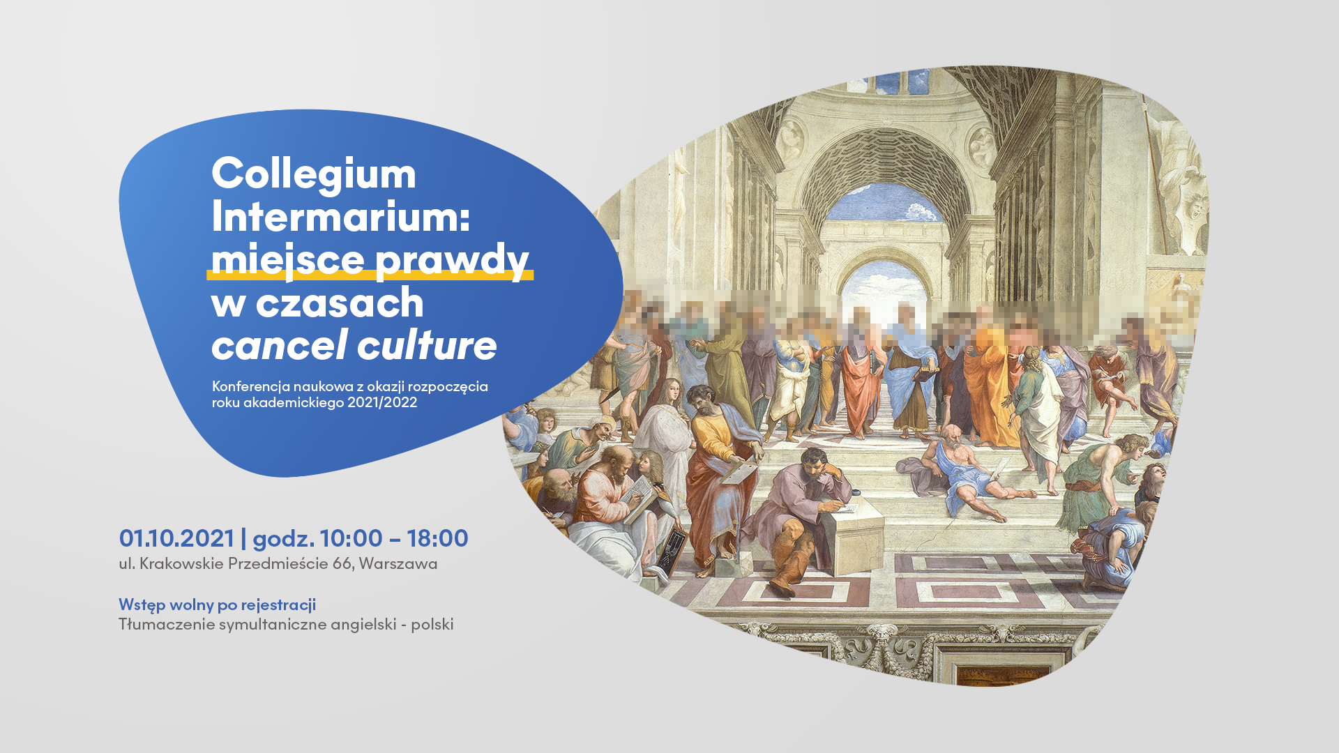 Przywrócić wolność debaty akademickiej – rozpoczęcie roku na Collegium Intermarium
