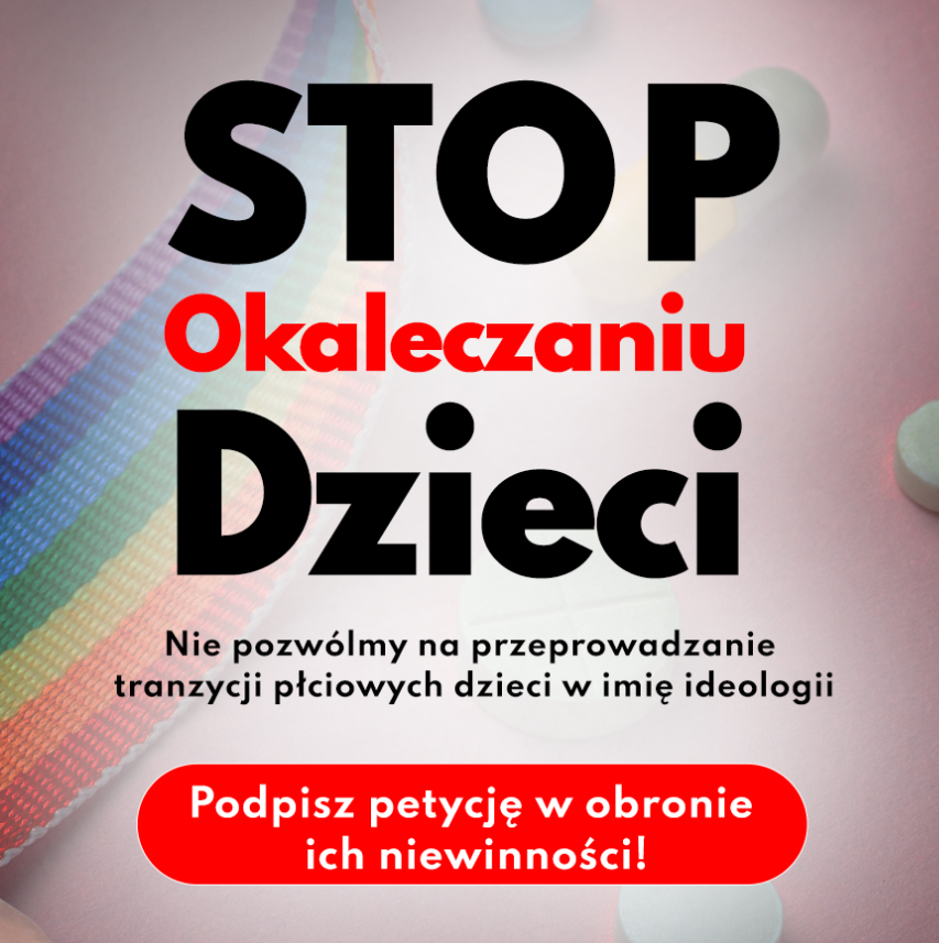 Nie pozwólmy na przeprowadzenie tranzycji płciowych dzieci w imię ideologii – petycja Ordo Iuris