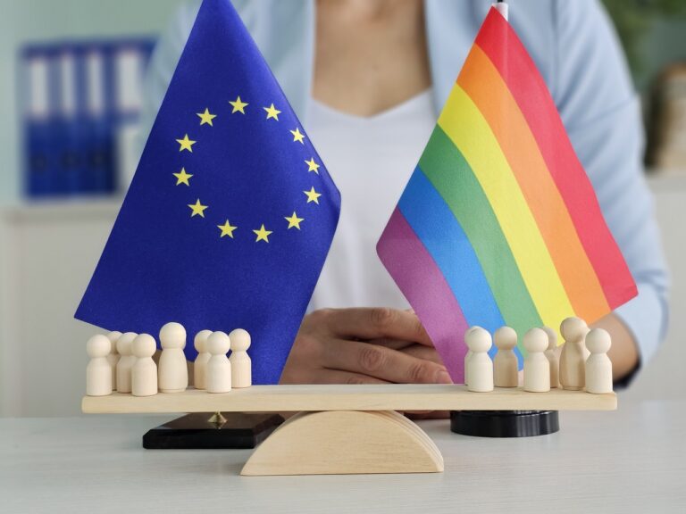 Flaga UE i LGBT