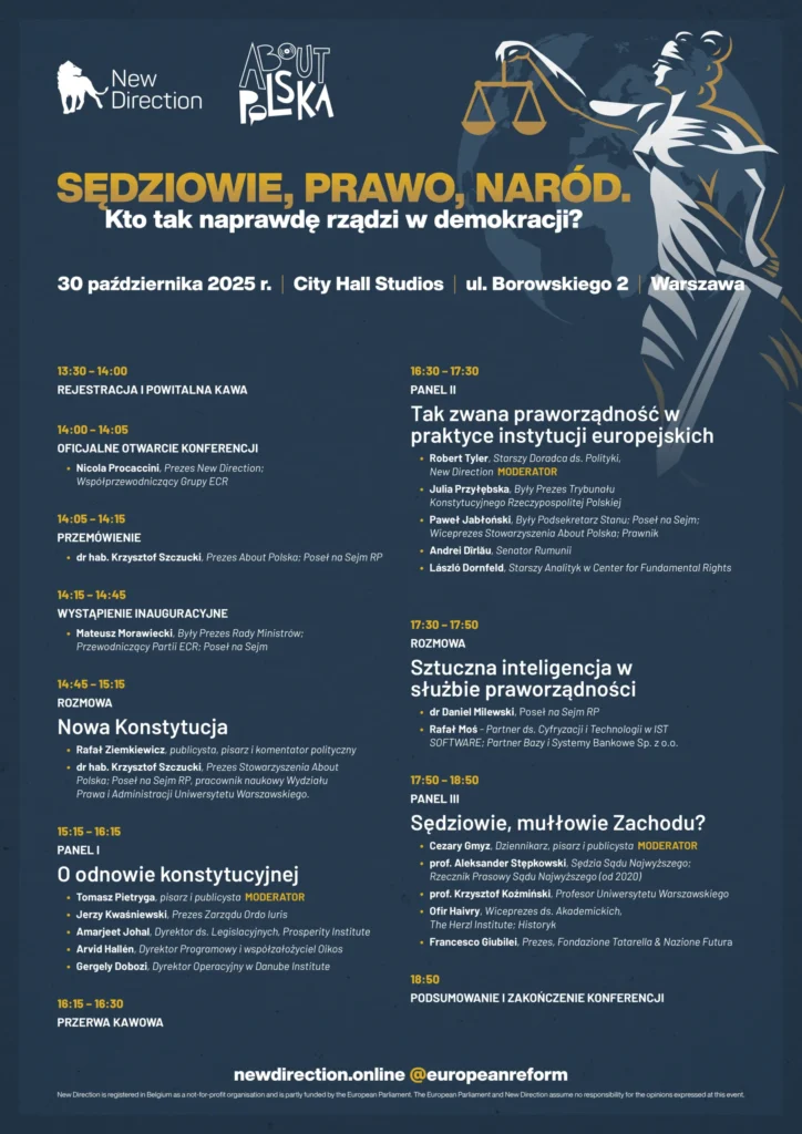 Konferencja "Sędziowie, prawo, naród"